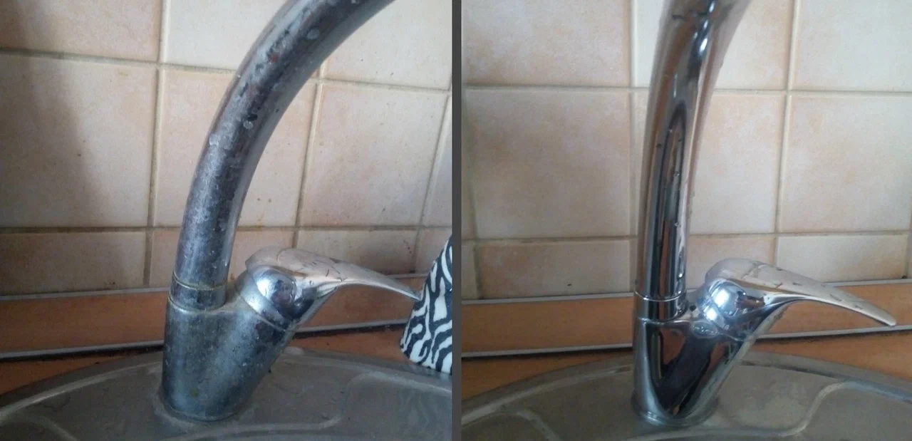 Ne etiķis, ne pārtikas soda: labākais veids, kā noņemt kaļķa nogulsnes no krāniem